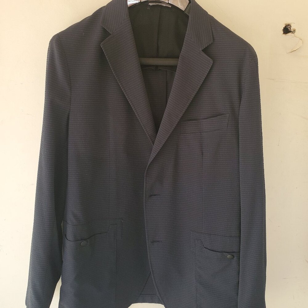 mens canali lightweight seersucker blazer